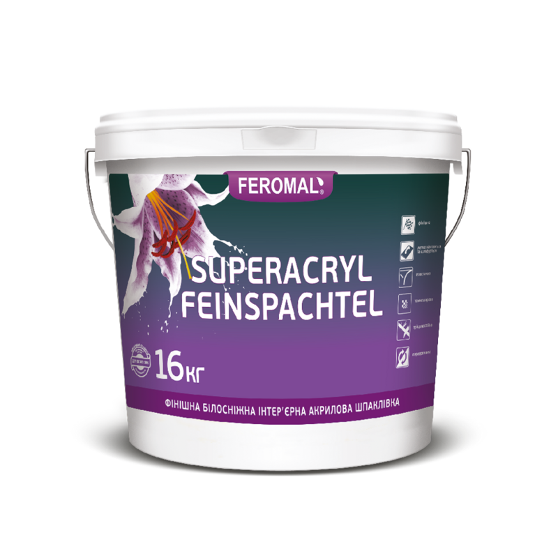 Шпаклівка FEROMAL фінішна (9915881382576), 16 кг